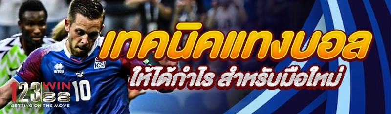 เทคนิคแทงบอลออนไลน์สำหรับมือใหม่