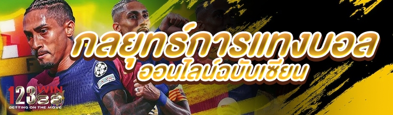 กลยุทธ์การแทงบอลออนไลน์ฉบับเซียน