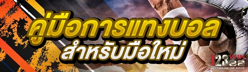 คู่มือการแทงบอล สำหรับมือใหม่