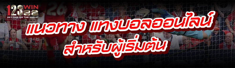 แนวทาง แทงบอลออนไลน์ สำหรับผู้เริ่มต้น