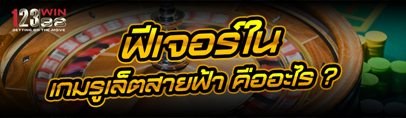 ฟีเจอร์ใน เกมรูเล็ตสายฟ้า คืออะไร ?