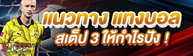 แนวทางแทง บอลสเต็ป3 ให้กำไรปัง !