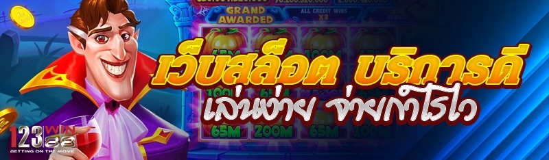 เว็บสล็อต บริการดี เล่นง่าย จ่ายกำไรไว