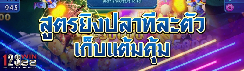 สูตรยิงปลาทีละตัว เก็บแต้มคุ้ม