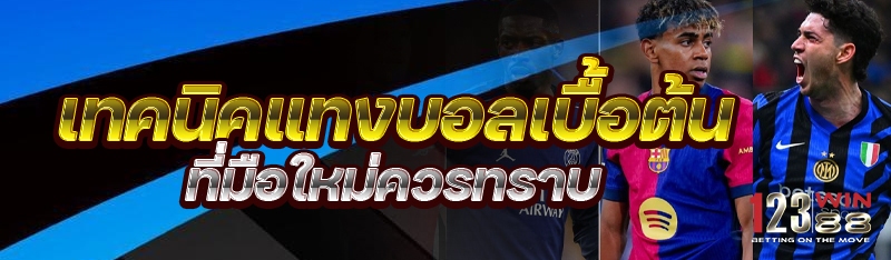 เทคนิคแทงบอลเบื้อต้น ที่มือใหม่ควรทราบ