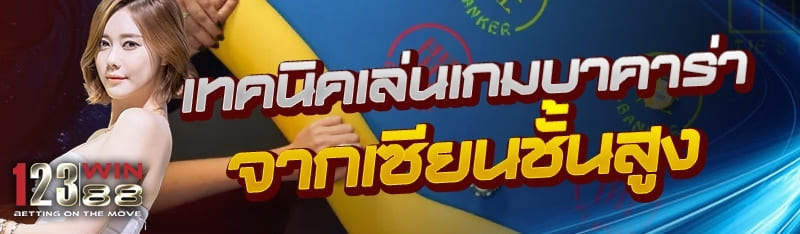 เทคนิคเล่นเกมบาคาร่า จากเซียนชั้นสูง