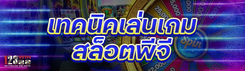 เทคนิคเล่นเกมสล็อตพีจี