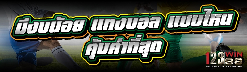 มีงบน้อย แทงบอล แบบไหนคุ้มค่าที่สุด