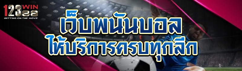 เว็บพนันบอล ให้บริการครบทุกลีก