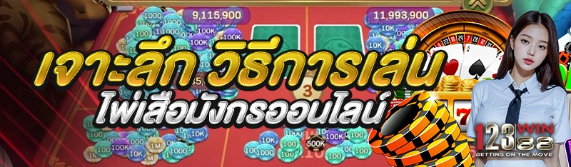 เจาะลึก วิธีการเล่นไพ่เสือมังกรออนไลน์