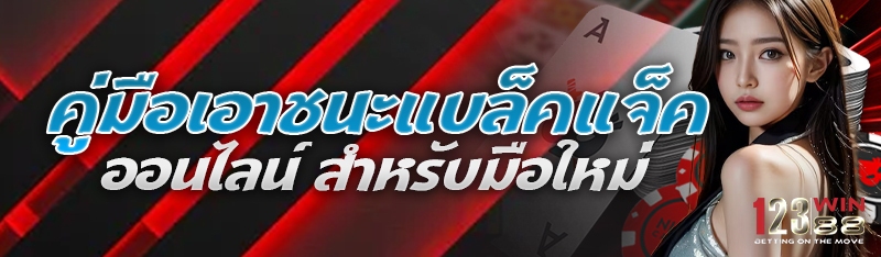 คู่มือเอาชนะแบล็คแจ็คออนไลน์ สำหรับมือใหม่